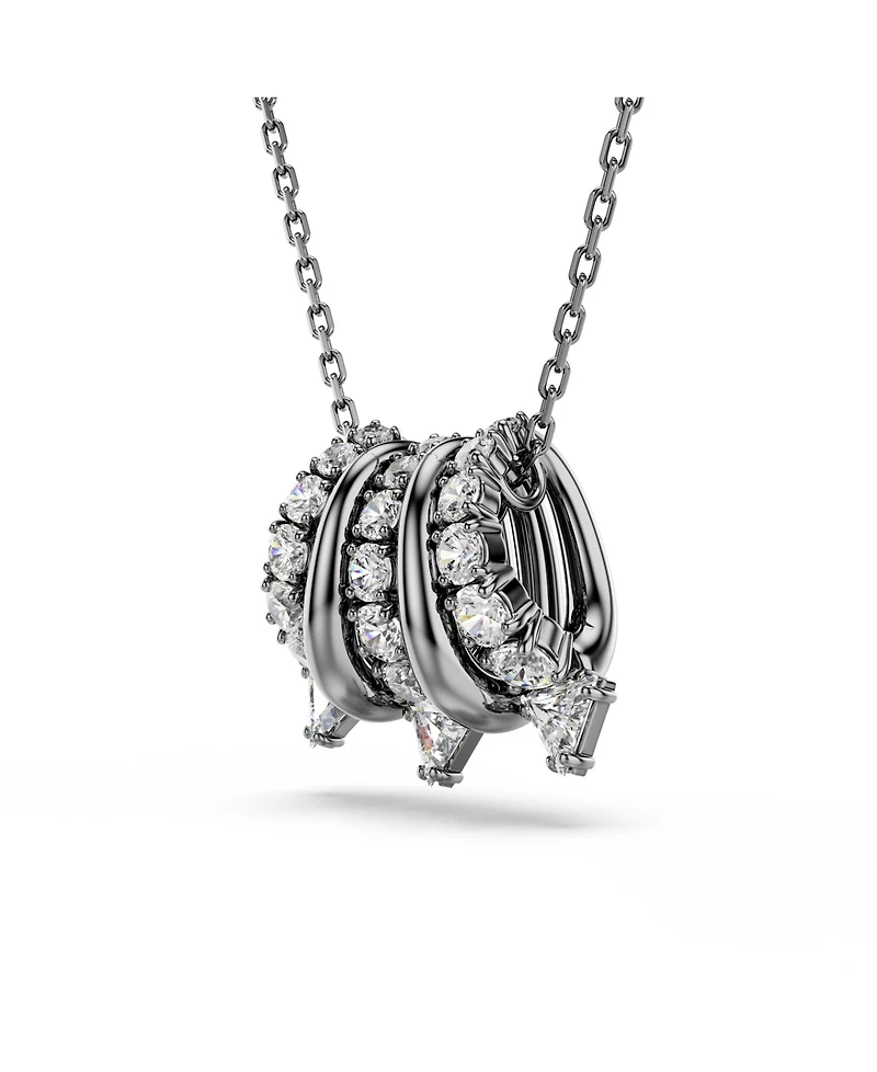 Swarovski Sublima Ruthenium Plated Pendant Necklace