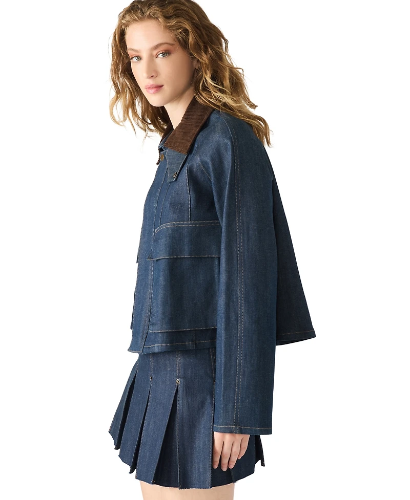 Steve Madden Women's Justina Collared Jacket