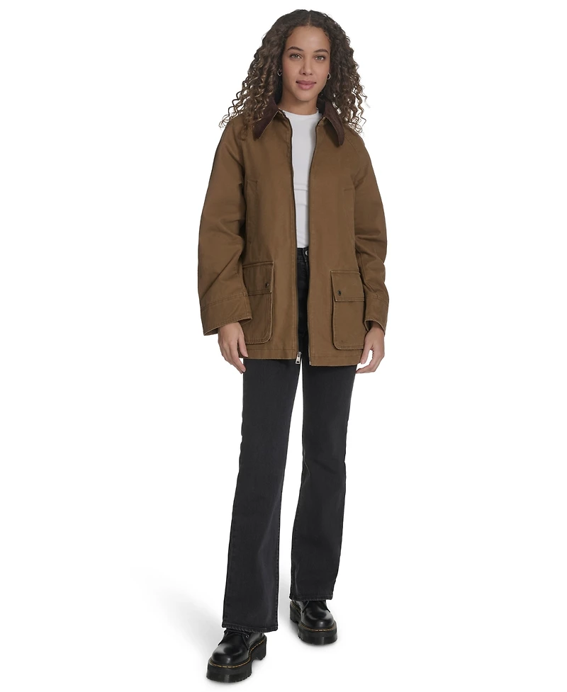 Levi's Women's Front Zipper Barn Jacket