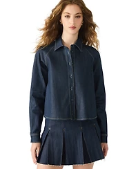 Steve Madden Women's Long Sleeve Bow Tie Shirt