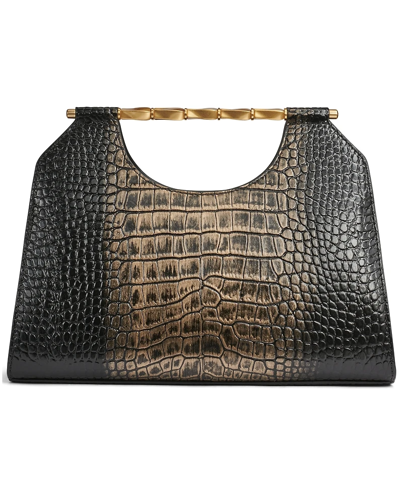 Donna Karan New York Women's Commack Metallic Croco Clutch