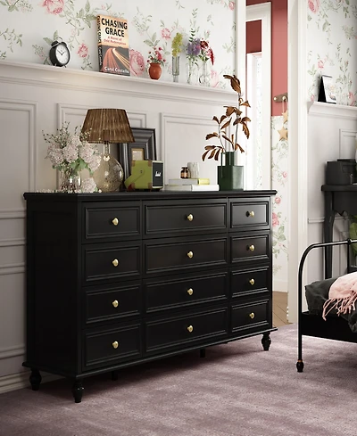 Homsee 12-Drawer Modern European Style Chest,Makeup Table,Dresser Cabinet