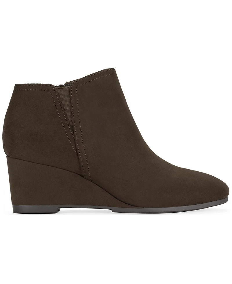 Style & Co Women's Poppyy Wedge Heel Booties, Macy's Exclusive