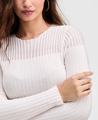 Guess Women's Rowena Ribbed Chenille Sweater