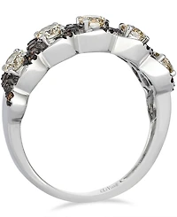 Le Vian Nude Diamond (0.78 ct. t.w.) and Chocolate Diamond ( 0.22 ct. t.w.) Ring in 14K Vanilla Gold