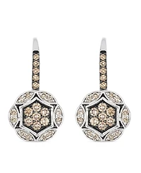 Le Vian Chocolate Diamond (0.41 ct. t.w.) and Nude Diamond (0.17 ct ct. t.w.) Earrings in 14K Vanilla Gold