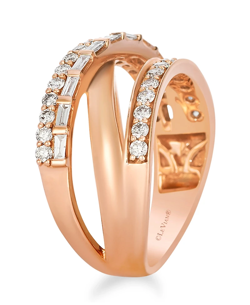 Le Vian Vanilla Diamond (0.19 ct. t.w.) and Nude Diamond (0.64 ct. t.w.) Ring in 14K Strawberry Gold