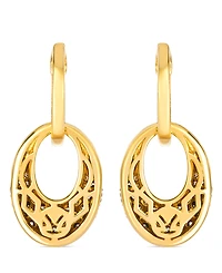 Le Vian Vanilla and Chocolate Drop Earrings (0.62 ct. t.w) in 14K Honey Gold