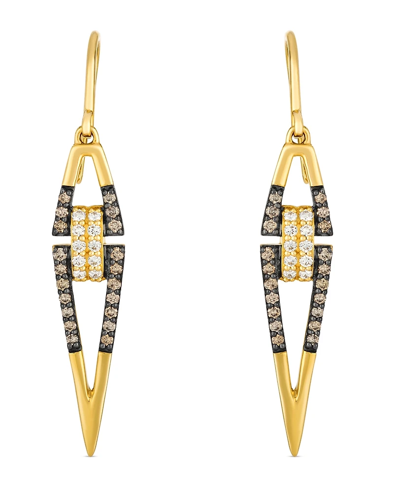 Le Vian Nude Diamond Drop Earrings (0.26 ct. t.w.) in 14K Honey Gold