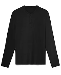 Tommy John Men's Second Skin Long-Sleeve Henley T-Shirt