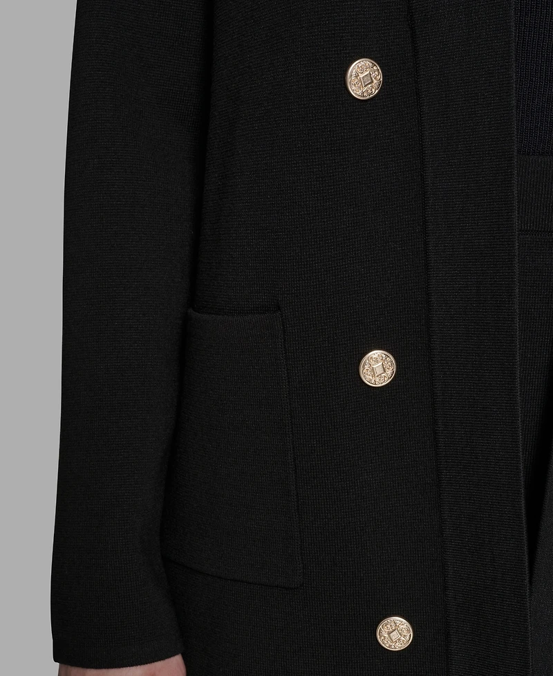 Karl Lagerfeld Paris Women's Long Sleeves Cardigan Sweater
