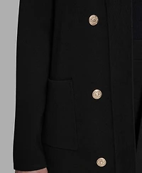 Karl Lagerfeld Paris Women's Long Sleeves Cardigan Sweater