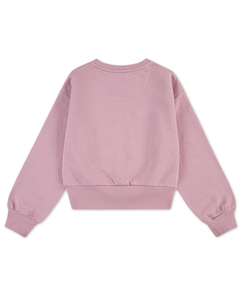 Levi's Girls Meet and Greet Ribbed Crewneck Long Sleeve T-Shirt