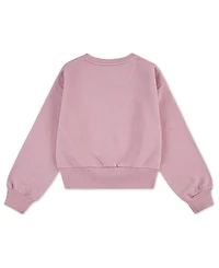 Levi's Girls Meet and Greet Ribbed Crewneck Long Sleeve T-Shirt