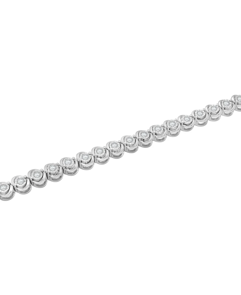 Diamond Bracelet (1/2 ct. t.w.) in Sterling Silver