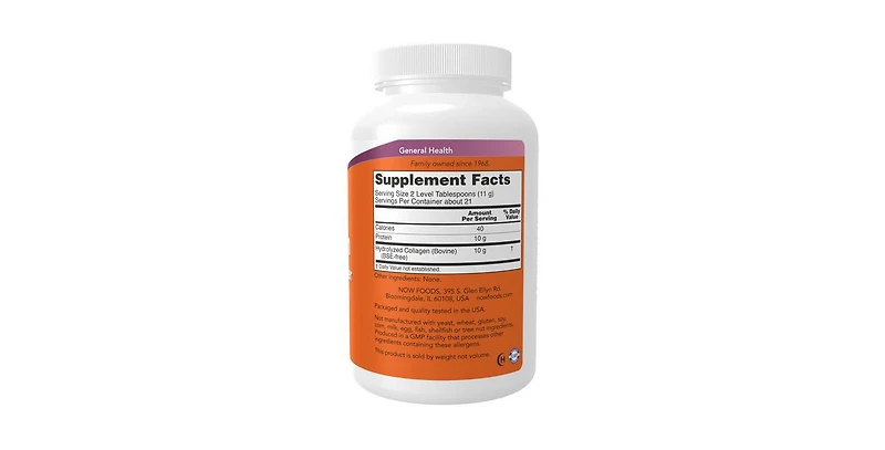 Now Foods Collagen Peptides Powder ,8 Oz