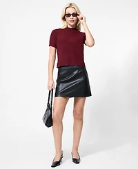 French Connection Women's Mock Neck Sweater