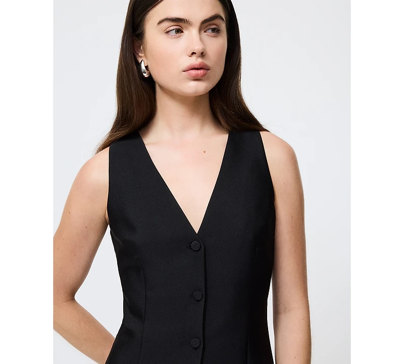 French Connection Women's Structured Sleeveless Mini Dress