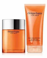 Clinique Happy For Him Men's Cologne and Body Wash Gift Set