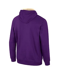 Colosseum Men's Purple Washington Huskies Half-Zip Hoodie
