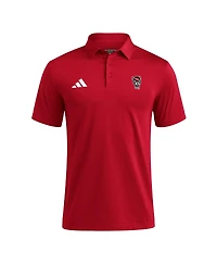 Adidas Men's Red Nc State Wolfpack Ultimate 365 Polo Shirt