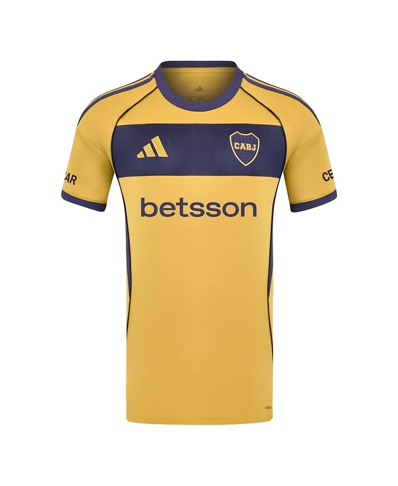 Adidas Men's Yellow Boca Juniors 2025/26 Away Replica Jersey