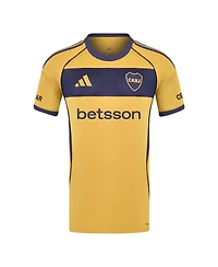 Adidas Men's Yellow Boca Juniors 2025/26 Away Replica Jersey
