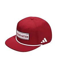 Adidas Men's and Women's Crimson Indiana Hoosiers Locker Room Rope Adjustable Hat