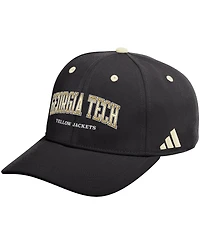 Adidas Men's Black Georgia Tech Yellow Jackets Seasonal Flex Hat