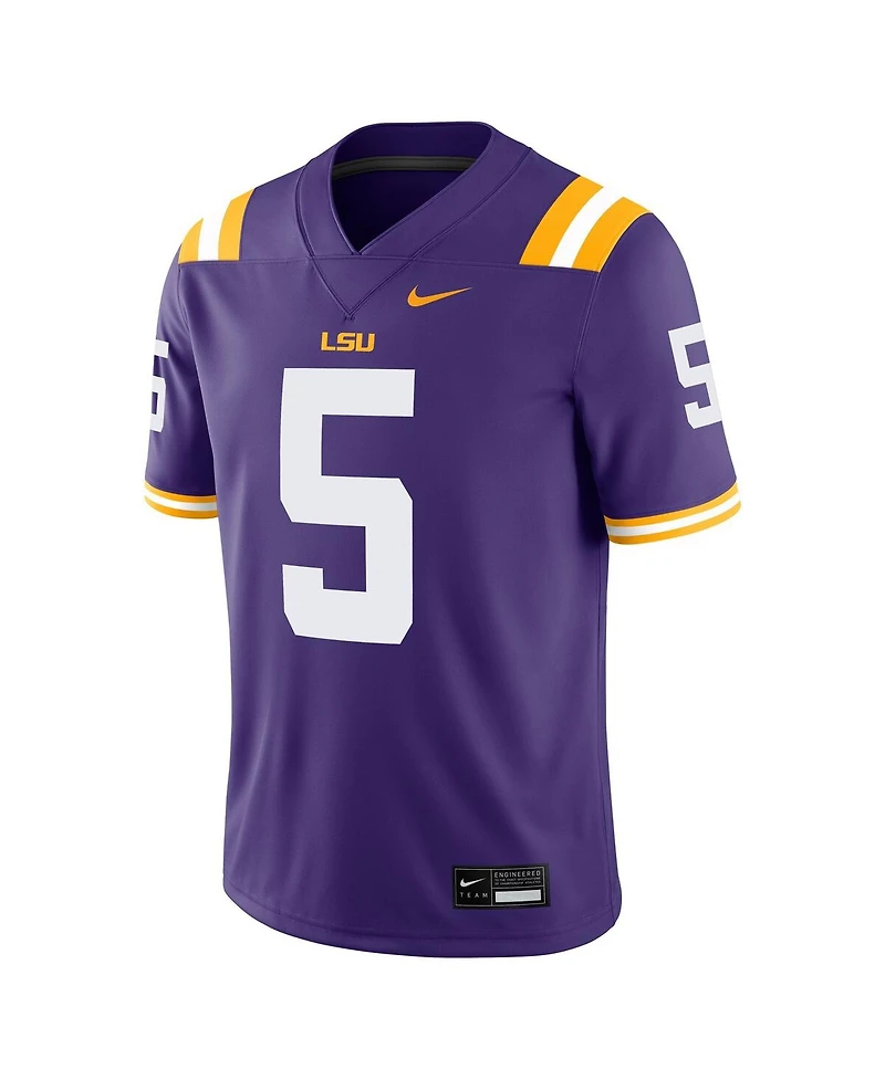Nike Men's Jayden Daniels Purple Lsu Tigers Player Game Jersey