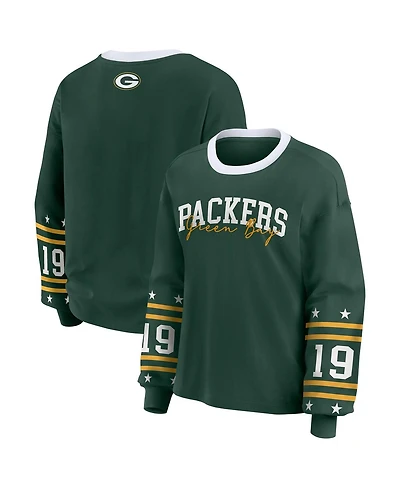 Wear by Erin Andrews Women's Green Bay Packers Sport Long-Sleeve T-Shirt
