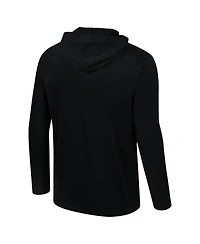 Colosseum Men's Black Clemson Tigers Color Pop Active Blend 2-Hit Long Sleeve Hooded T-Shirt