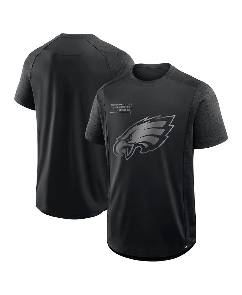 Fanatics Men's Black Philadelphia Eagles Deceptive Juke T-Shirt