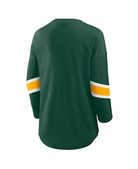 Fanatics Women's Green Bay Packers Redzone 3/4-Sleeve T-Shirt