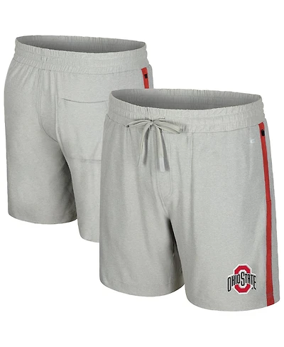 Colosseum Men's Gray Ohio State Buckeyes Mac Shorts