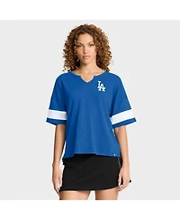 Fanatics Women's Royal Los Angeles Dodgers Curl Route T-Shirt