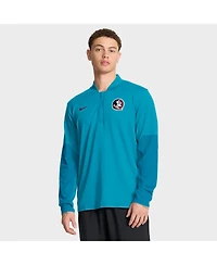 Nike Men's Turquoise Florida State Seminoles One Goal Performance Half-Zip Pullover Sweatshirt