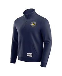 Darius Rucker Collection by Fanatics Men's Navy Michigan Wolverines Quarter-Zip Pullover Sweatshirt