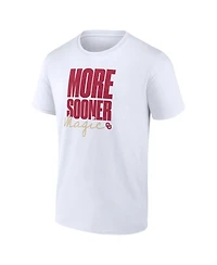 Logo Athletic Men's White Oklahoma Sooners More Sooner Magic T-Shirt