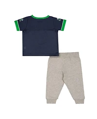 Colosseum Baby Boys and Girls 2-Piece Newborn Notre Dame Fighting Irish Nothing but the Hits Football Set
