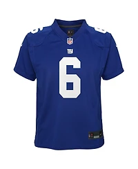 Nike Big Boys and Girls Jaxson Dart Royal New York Giants Team Game Jersey