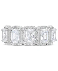 Macy's Cubic Zirconia Ring (6.221 ct.t.w.) Sterling Silver
