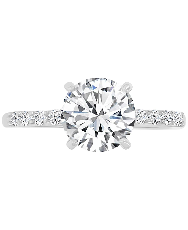 Macy's Cubic Zirconia Ring (11.88 ct.t.w.) Sterling Silver