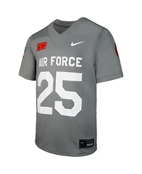 Nike Big Boys and Girls 25 Gray Air Force Falcons Apls Fighting Falcon Collection Football Game Jersey