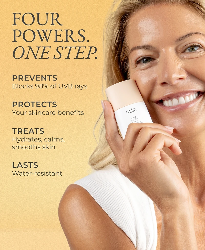 PUR 4-In-1 Skin Tint Mineral Sunscreen Broad Spectrum Spf 50