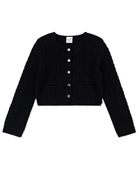 abercrombie kids Girls Cable Knit Cardigan Sweater