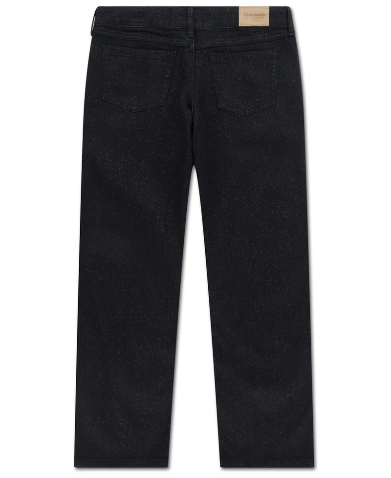 abercrombie kids Girls Sparkle Low-Rise Baggy Jeans