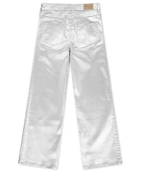 abercrombie kids Girls Shine High Rise Wide Leg Jeans