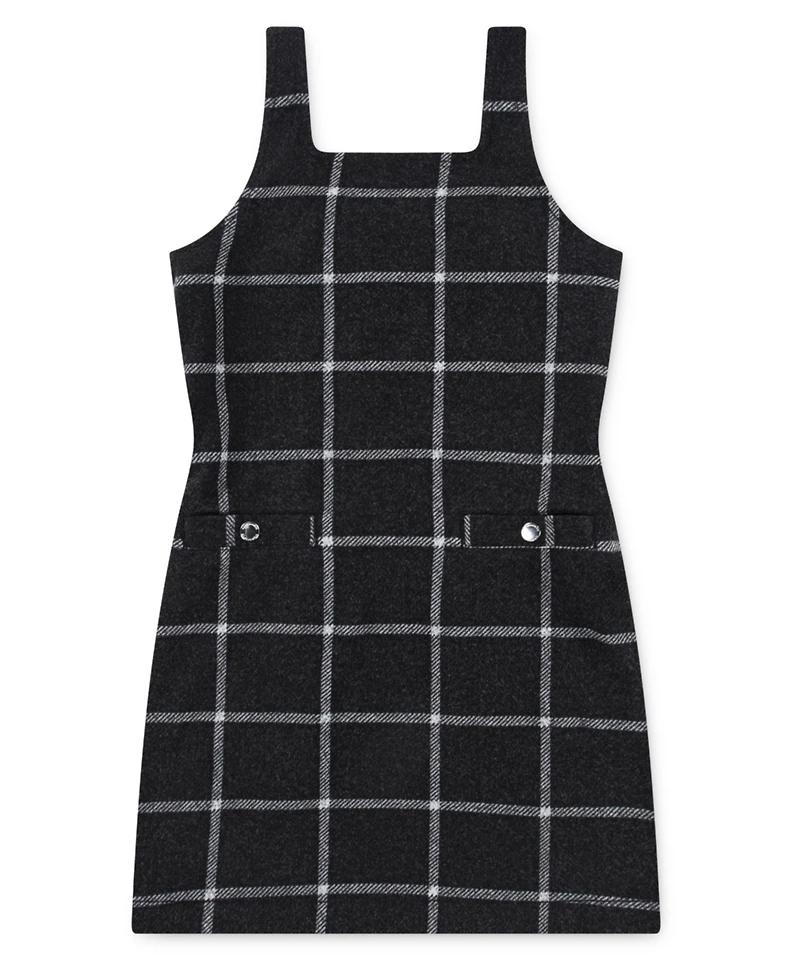 abercrombie kids Girls Plaid Pinafore Dress