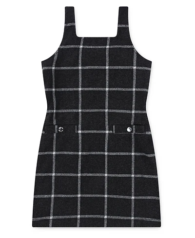 abercrombie kids Girls Plaid Pinafore Dress